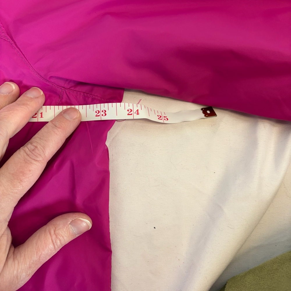 Columbia Pink Lightweight Jacket Stowaway Hood Zip Front Women’s XL - Picture 4 of 8